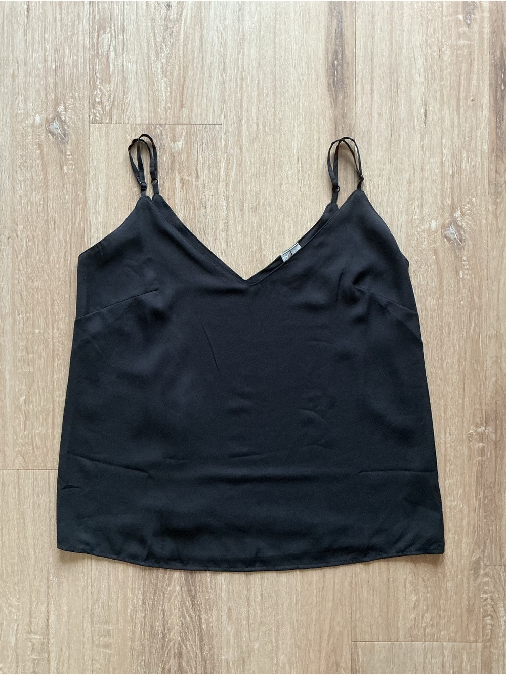 ASOS Black V-Neck Satin Camisole